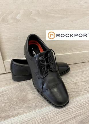 Туфлі окфорди rockport (adiprene by adidas) essential details waterproof cap toe оригінал