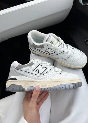 Кросівки new balance 550 white silver