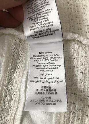 Біла блузка для дівчинки 7