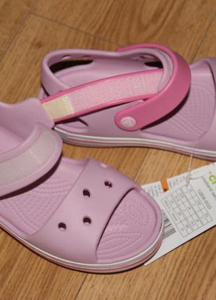 Дитячі босоніжки сандалі crocs crocband крокси с12-j3 оригінал2 фото