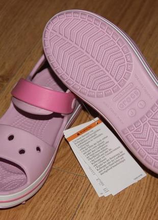 Дитячі босоніжки сандалі crocs crocband крокси с12-j3 оригінал4 фото