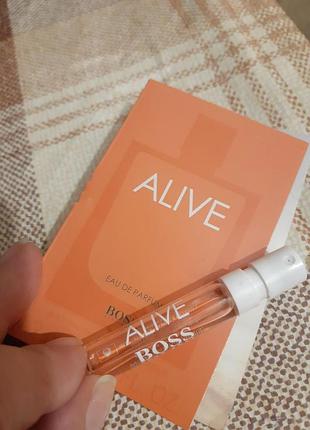 Hugo boss boss alive women💥оригінал 2 мл відливант роспив затест2 фото