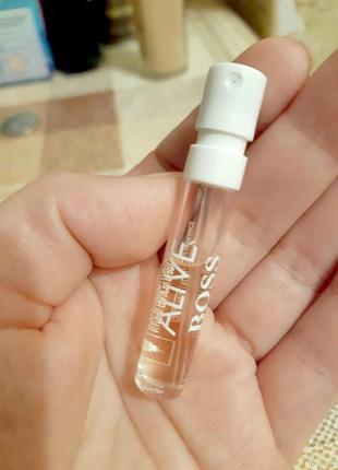 Hugo boss boss alive women💥оригінал 2 мл відливант роспив затест4 фото