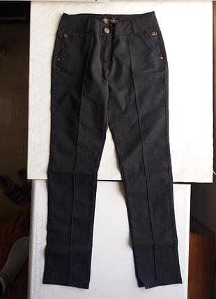 Брюки-стрейч із защипами, р.146-152