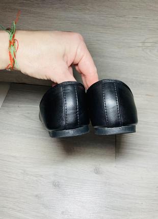 Балетки женские черные туфли 35 размер4 фото