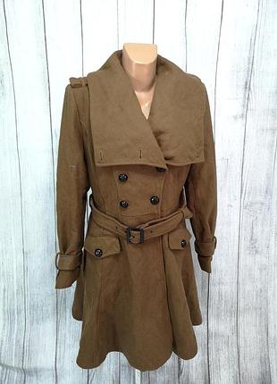 Пальто стильное next, коричневое, качественное, как новое!