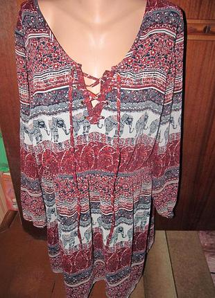 Шифонова сукня в слоники на підкладі(виробник індія)