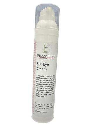 🤍formest крем для зони навколо очей з протеїнами шовку silk eye cream ❕розлив❕