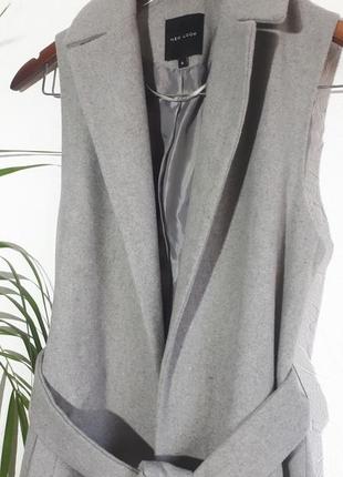 Модный длинный кардиган без рукавов/ пиджак/жилет/жакет/блейзер/накидка2 фото