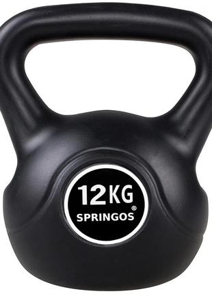 Гиря спортивна (тренувальна) springos 12 кг fa1005 .