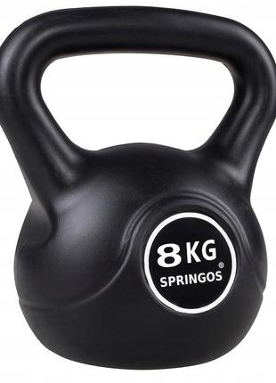 Гиря спортивна (тренувальна) springos 8 кг fa1003 .3 фото