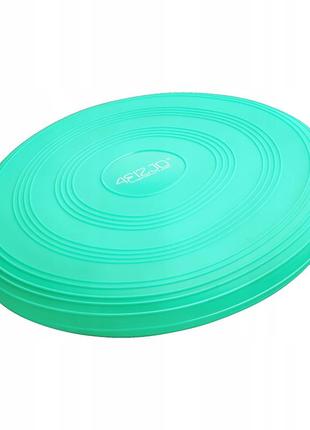 Балансировочная подушка-диск 4fizjo med+ 33 см (сенсомоторная) массажная 4fj0359 mint .5 фото