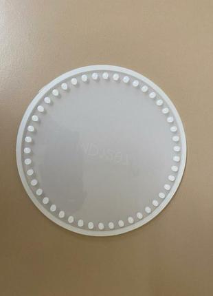 Форма молд для создания сумки из эпоксидной смолы круг 190 мм