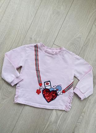 Кофта реглан свитшот