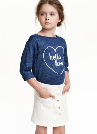 Легкий джемпер h&amp;m для девчонки, р.2-4 года