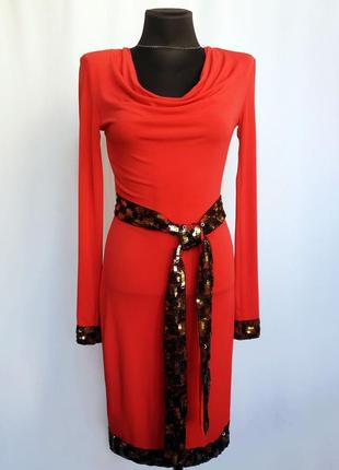 Суперцена. шикарное платье, отделка пайетками. турция. новое, р. 42-46