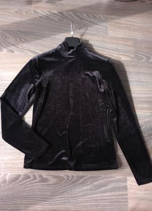 Чорний велюровий гольф; george; s/м