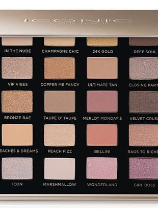 Палетка тіней для повік iconic london day to slay eyeshadow palette