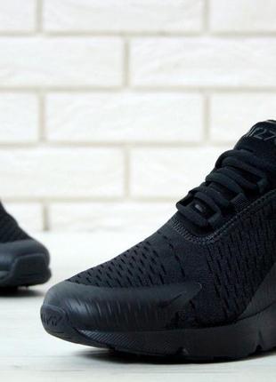 Мужские кроссовки nike air max 270 black&gt; найк аир макс 270 черные9 фото