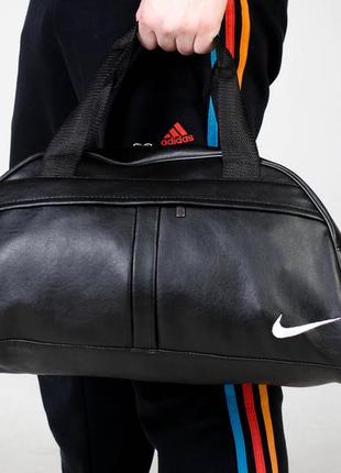 Сумка nike черная спортивная / дорожная найк женская / мужская