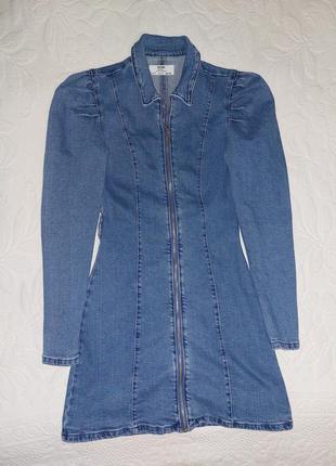 Джинсовый сарафан denim 4