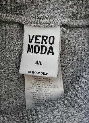 Сірий в'язаний светр без рукавів vero moda3 фото