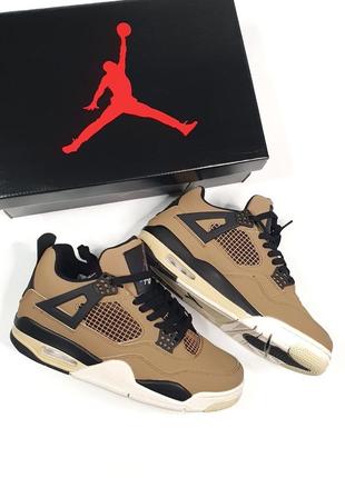 Кроссовки nike air jordan 4 •fossil