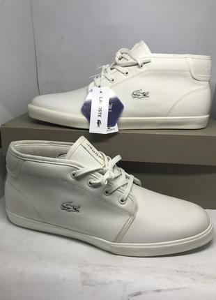 Кеди- черевики ( оригінал) lacoste ampthill 120 2 cma off 7-39cma001718c.