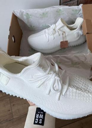 Мужские кроссовки adidas yeezy boost 350 white 40-41-42-43-44-458 фото