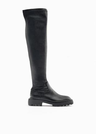 Сапоги, ботфорти zara