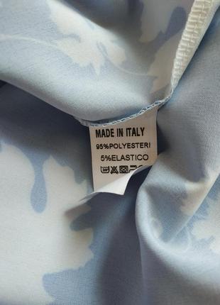 Красивая блузка в растительный принт made in italy  бесплатная доставка6 фото