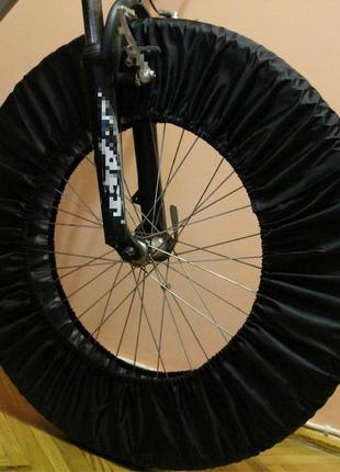 Чехлы на колеса велосипеда 28''1 фото