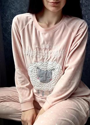 Пижама с барашкой 🌸💖
