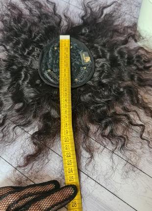 Накладка топер шиньон 100% натуральный волос4 фото