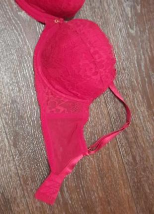 Бронежный, кружный красивый бюстгалтер р.32 e 70 f от ann summers, косточки, поролон3 фото