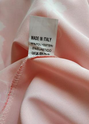 Красива блузка в рослинний принт made in italy безкоштовна доставка6 фото