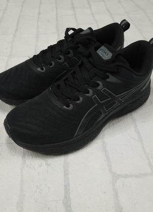 Кроссовки asics черные сетка 2480-1