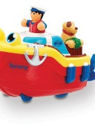 Іграшка wow toys tommy tug boat bath toy буксирний човен(іграшки для купання) tzp1301 фото