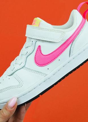 Фирменные кожаные кроссовки nike court vision