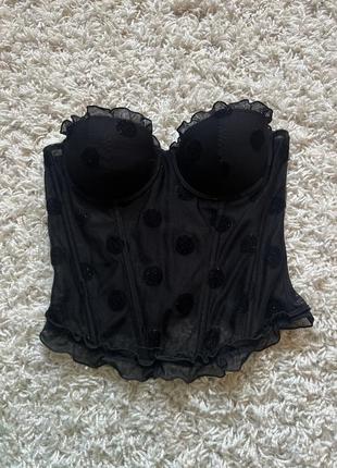 Statnaia черный корсет боди