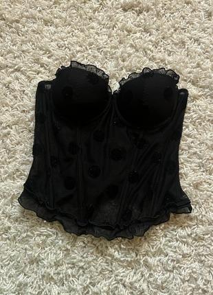 Statnaia черный корсет боди