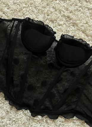 Statnaia черный корсет боди