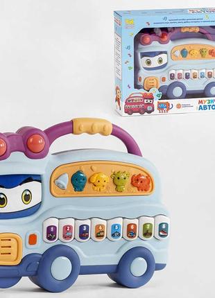 Развивающая музыкальная игрушка metr+ паравозик, 91780-2