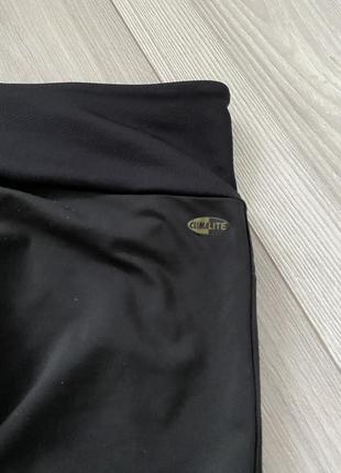Велосипедки adidas спортивные капри шорты бриджи черные6 фото