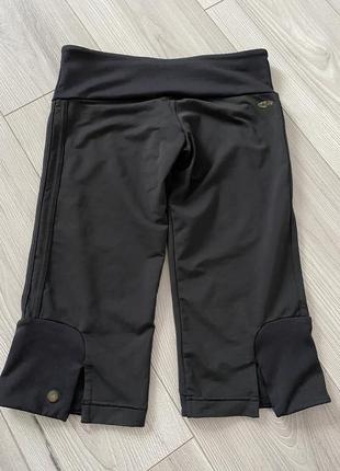 Велосипедки adidas спортивные капри шорты бриджи черные4 фото