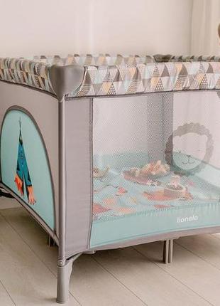 Манеж lionelo sofie grey scandi7 фото