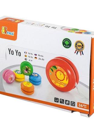 Іграшка viga toys йо-йо, 12 шт. в дисплеї (53769)3 фото