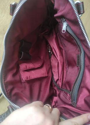 Мега стильная женская кожаная сумка voi, германия8 фото