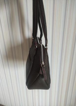 Мега стильная женская кожаная сумка voi, германия3 фото