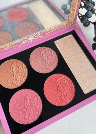 Палитра для лица pat mcgrath labs divine blush + glow face palette divine rose2 фото